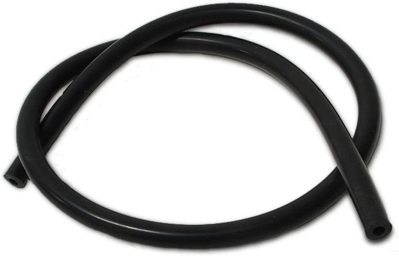 I33T خرطوم فراغ للسيارات، 5/32"(4mm) قطر داخلي خرطوم سيليكون عالي الحرارة 130PSI أقصى ضغط 1.6 قدم(0.5م) (أسود) - Image 1